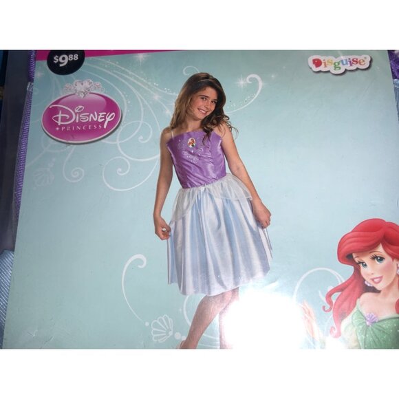 Princess Ariel Dress Halloween Costume Dress-up Play  Size Girls 4-6 Disney - Picture 11 of 11